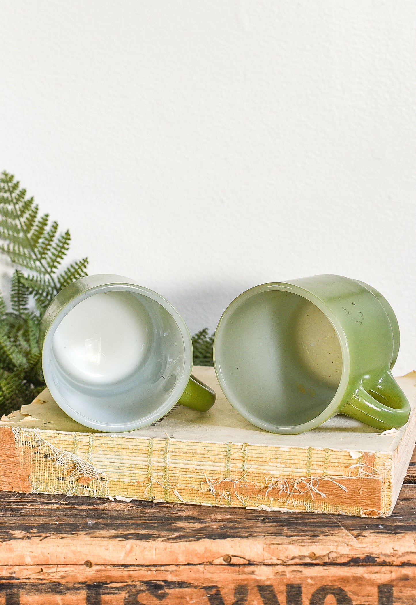 vintage anchor hocking Fire King coffee mug