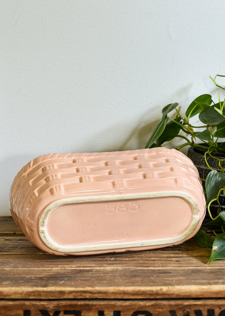 VINTAGE MCCOY FLORALINE POTTERY PLANTER