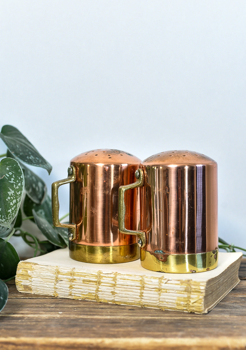 vintage-copper-brass-salt-pepper-shakers