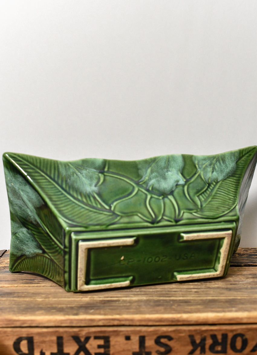 vintage-green-usa-pottery-planter