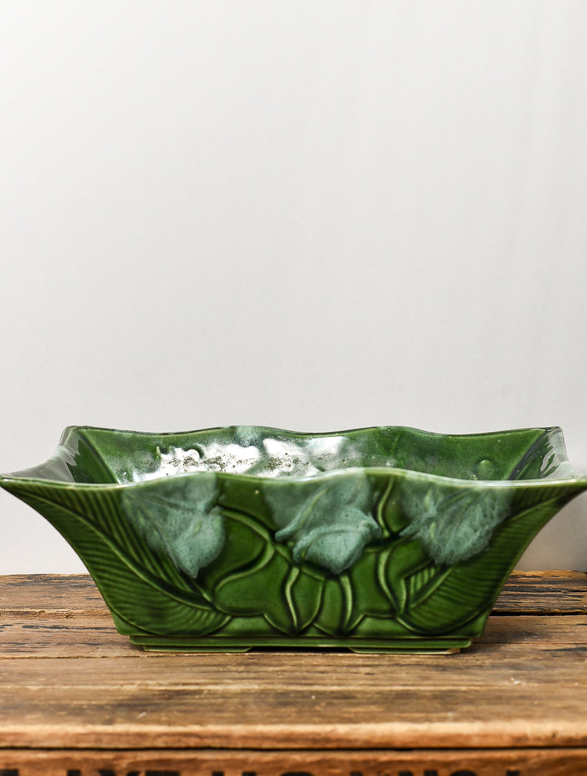 vintage-green-usa-pottery-planter