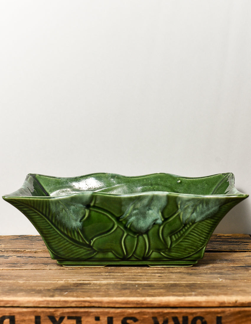vintage-green-usa-pottery-planter