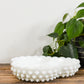 FENTON HOBNAIL MILK GLASS DIVIDED DISH