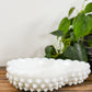 FENTON HOBNAIL MILK GLASS DIVIDED DISH