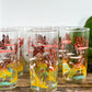 VINTAGE GAME BIRD GLASSES (4)