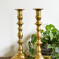 VINTAGE BRASS CANDLEHOLDER PAIR