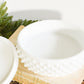 white fenton hobnail milk glass dish and lid