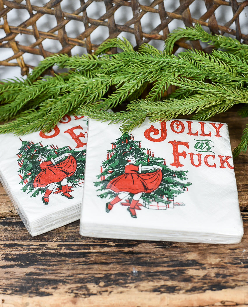 JOLLY AS F*CK COCKTAIL NAPKINS