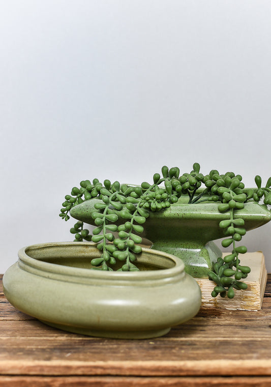 green-vintage-pottery-planter
