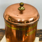 vintage- brass-copper-canister-set