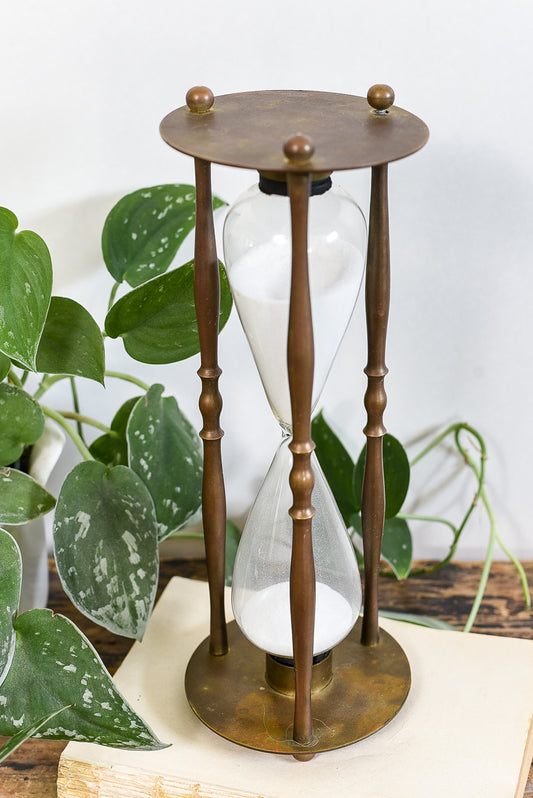 Brass-hour-glass