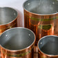 vintage- brass-copper-canister-set