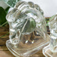 MCM GLASS HORSE BOOKENDS