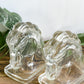 MCM GLASS HORSE BOOKENDS