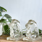 MCM GLASS HORSE BOOKENDS