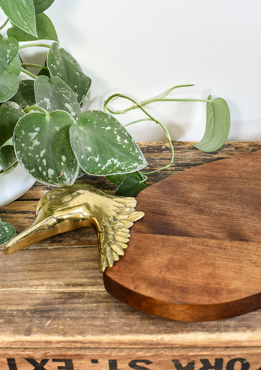 wood-brass-duck-cutting-board
