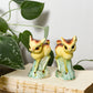 VINTAGE DEER SALT & PEPPER SHAKERS