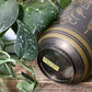 VINTAGE ETCHED BRASS VASE
