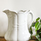 ANTIQUE J&G MEAKIN IRONSTONE PITCHER (LG)